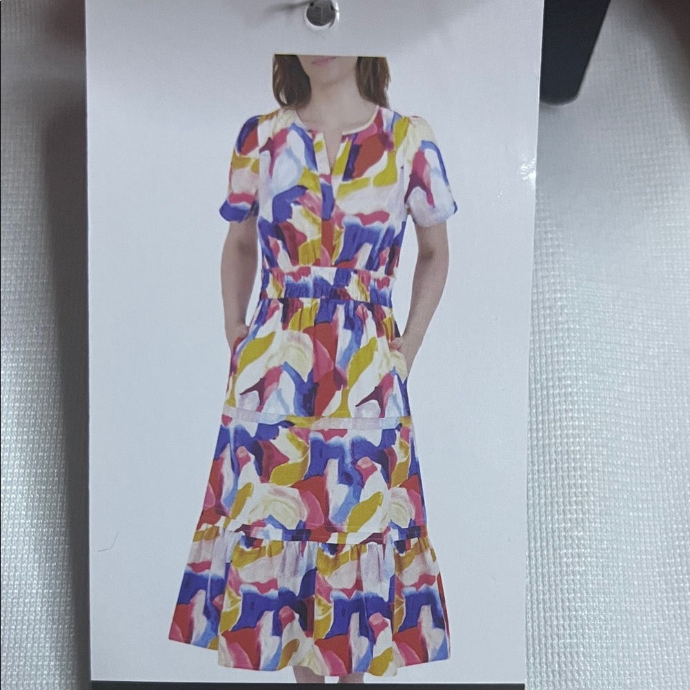 NWT French Connection Multi-Colored Maxi Dress